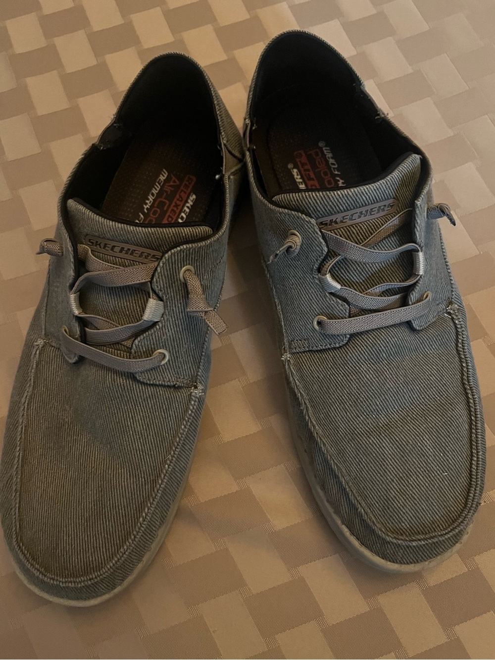 Men’s Skechers Relaxed Fit Air Cooled Memory Foam Loafers 12
